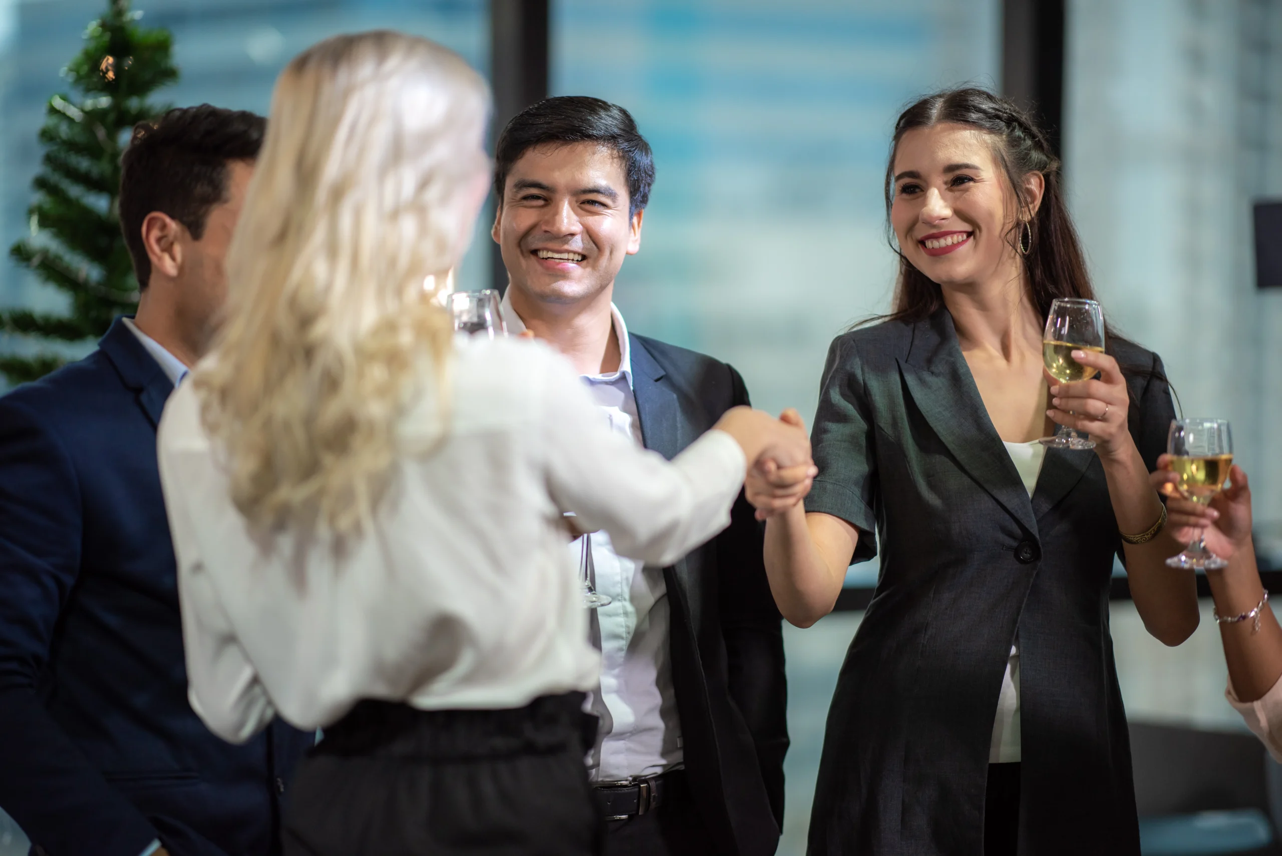 Spotkanie biznesowe, social networking